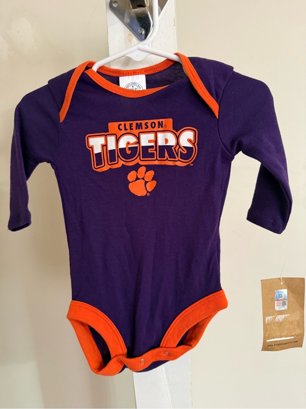 NWT Rivalry Threads Clemson Tigers Romper - Picture 2 of 9